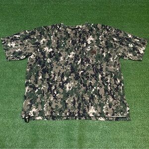 Big Smith Digital Camo Pocket T-Shirt Men's 2XL Heavyweight Workwear Hunting